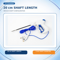 Équipement de chirurgie vétérinaire YYF SM1520, coupe-suture ouvert électrique en acier inoxydable, 5 mm, 20 cm, à mâchoires droites, autoclavable