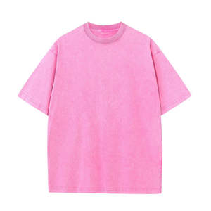 Camiseta Casual de Manga Caída con Lavado Ácido, Fabricada con Alta Calidad, Ajuste Holgado, 100% Algodón, Transpirable, Secado Rápido, Ecológica - Product Image 5