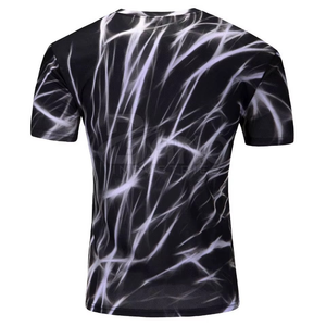 T-shirt en coton uni pour homme, basique, coupe confortable, fabricant OEM ODM - Product Image 2