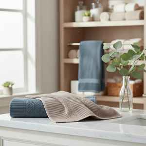 MYT-EX Serviette de bain d'hôtel extra large en tissu éponge tissé 100% coton turc, motif moderne, 95x150cm, 550 GSM, super absorbante - Product Image 1