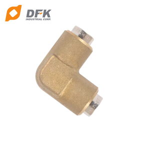 Empuje de superficie lisa de latón nuevo aprobado por DOT para conectar 45 codos Unión SAE Rosca macho Accesorio de línea de aire para sistemas de frenos de camiones - Product Image 4