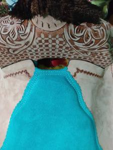 Selle de course de barils pour chevaux en cuir occidental de bonne qualité au meilleur prix - Product Image 5