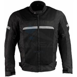 Chaqueta de Motociclista Negra Blindada para Hombre, Diseño de Malla Transpirable, Protección para Todo Clima, Equipo de Carretera para Motocicleta, Malla Protectora Negra - Product Image 6
