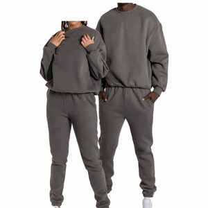 Conjuntos de sudaderas con capucha de alta calidad al por mayor, sudadera deportiva personalizada para fitness, chándales para correr con logotipo personalizado, unisex - Product Image 2