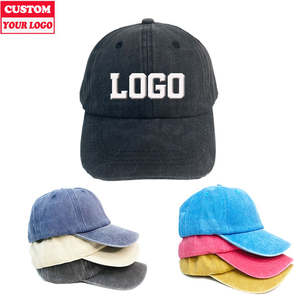 High Quality Customize Print Wash Vintage <b>hat</b> unisex, Polyester/cotton Acid Wash Distressed <b>Hat</b> With Custom Logo Baseball <b>hats</b> - Product Image 1