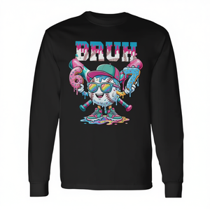 Maglietta a Maniche Lunghe Six Seven 67 Baseball Meme Boys con Design a Goccia di Gelato, Regalo Promozionale - Product Image 2