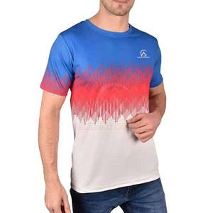 T-shirt pour homme de haute qualité, sublimation, manches courtes, design tendance, parfait pour une utilisation en extérieur et en intérieur - Product Image 4