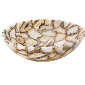 Bol de service à salade en bois de manguier fait à la main en résine époxy de qualité supérieure Design moderne et fêtes de mariage d'Inde - Product Image 6