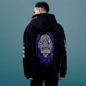 Vente en gros sur mesure Survêtement en polaire lourde pour hommes, costume de jogging en coton imprimé avec logo surdimensionné pour l'hiver, grande taille basse - Product Image 5