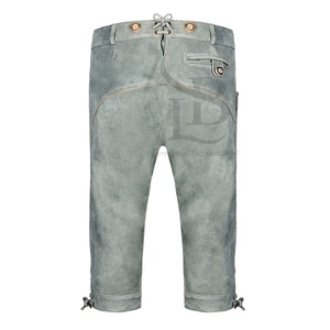 Pantalones Cortos de Cuero Bávaro Estilo Urbano para Hombre, Cintura Media Personalizada, Buena Calidad, Ropa Tradicional - Product Image 4