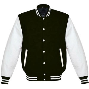 Super Badges Company Custom OEM Baseball Letterman Varsity Jacket avec manches en cuir Vêtements parfaits pour la saison d'hiver - Product Image 6