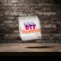 Feuilles DTF 22'' x 60'' à décollage à chaud, papier et film pour transferts DTF