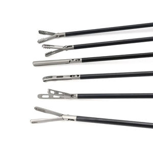 Ensemble de pinces chirurgicales laparoscopiques manuelles réutilisables en 8 pièces pour la chirurgie abdominale, légères et écologiques - Product Image 3