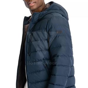 Chaqueta Acolchada Estampada OEM para Hombre y Logotipo Personalizado, Ropa Casual de Invierno con Bolsillos Laterales, Servicio OEM - Product Image 3