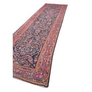 Tapis en laine oriental Aalam Blue Medallion Pae-5594, noué à la main, style moderne, lavable, pour la maison, les sols de prière, tapis de Jaipur, États-Unis - Product Image 2