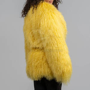 Manteau de créateur pour femmes, manteau d'hiver en fourrure personnalisé, manteau parka en fourrure de Mongolie de haute qualité pour femmes - Product Image 4