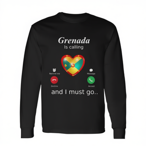 เกรเนดาเรียกหาและฉันต้องไป เสื้อยืดแขนยาวลายธงชาติ - Product Image 2