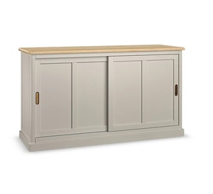Panel de madera de aparador de lujo elegante moderno con herrajes de latón para comedor y dormitorio, muebles de almacenamiento de madera elegantes para sala de estar - Product Image 1