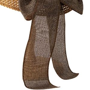 Chapeaux Fedora en paille de raphia imprimés pour la protection solaire des vacances, décontractés pour le voyage et le cyclisme, promotion économique, logo personnalisé - Product Image 5