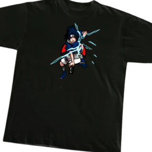 Camiseta con Estampado de Anime Personalizado, Estilo Bordado, Camiseta Holgada de Calle, Unisex, Algodón de Alta Calidad, OEM, ODM, Marca Privada, al por Mayor - Product Image 3