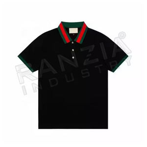 Calidad 220 gramos poliéster/algodón liso teñido hombres Polo ligero transpirable de talla grande patrón de logotipo sólido Ajuste de gran tamaño caliente - Product Image 1