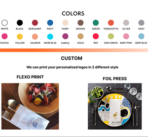 Serviettes jetables en lin-sensation de saumon pour cocktail Airlaid expédiées aux États-Unis, prêtes à l'emploi pour les dîners et les fêtes de mariage - Product Image 5