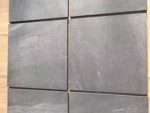 Carreaux de terrasse extérieurs en porcelaine Onyx noir 60x60x2cm pour allée et piscine en Indonésie - Product Image 6