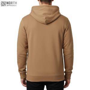 OEM Logo personnalisé unisexe broderie hommes pull-over polaire à capuche coton polyester imprimé sweat-shirt à fermeture éclair pour les sweats à capuche d'hiver - Product Image 2