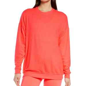 Custom Women's Winter Warm Pullover Crewneck <b>Sweatshirt</b> <b>Long</b> Sleeve Fitness Streetwear Top - Product Image 1