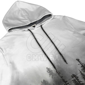Hombres de calidad premium Care Master 2026 Venta al por mayor logotipo personalizado Hombres Negro Moda Manga larga Jersey en blanco Sudadera con capucha de algodón - Product Image 4