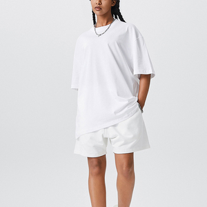 T-shirts d'entraînement écologiques pour femmes coupe ajustée-Séchage rapide respirant à manches courtes Impression de logo personnalisé Épaules tombantes hautes - Product Image 1