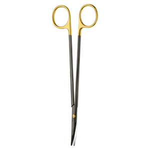 Tijeras Metzenbaum 6,5, medio oro, chapado en negro, acero inoxidable, Manual, Hospital, tijeras usadas, diferentes tamaños disponibles - Product Image 3