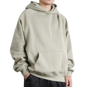 Épais lourd blanc goutte épaule hommes sweat 500 460 400 GSM Logo personnalisé français éponge poids lourd surdimensionné à capuche - Product Image 1