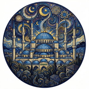 <span class=keywords><strong>Puzzle</strong></span> en bois Décoration du Ramadan Art mural islamique Décoration Modèle de la Kaaba de la Mecque Cadeaux musulmans Cadeau de l'Aïd Moubarak - Product Image 3