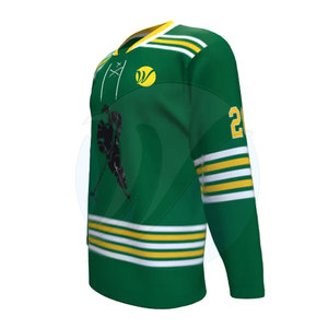 Maillot de hockey sur glace avec logo personnalisé fabriqué au Pakistan avec maillot imprimé du nom de l'équipe - Product Image 2