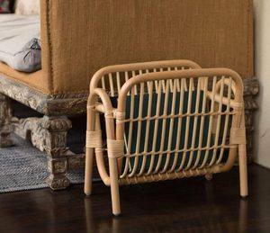 Venta al por mayor de cestas de almacenamiento de ratán hechas a mano de Vietnam, gabinete de estante natural, algas marinas, jacinto de agua, revistero hecho a mano - Product Image 1