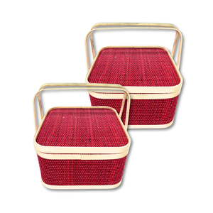 Hot Selling Product Bamboo Gift <b>Baskets</b>: Perfect for <b>Displaying</b> Fruits, Vegetables, and More with High Quality - Product Image 1