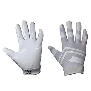 Gants de football personnalisés avec impression du logo Conception de paume de haute qualité pour un contrôle sécurisé Prise en main solide pour une meilleure prise - Product Image 1