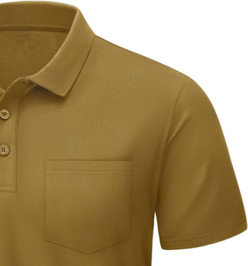 Custom Made ODM Solid Canvas Plus Size <b>Classic</b> Premium Comfort Fit Short Sleeve Men's for Shirts - Product Image 3