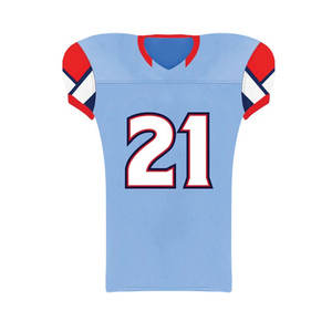 Uniforme de Fútbol Americano Personalizado de Manga Corta, Talla Grande, Secado Rápido, 100% Poliéster, para Adultos, Transpirable y Antibacterial - Product Image 2