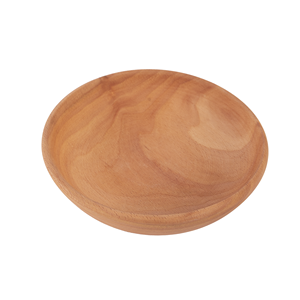 Tazón para Servir de Madera de Haya de 15 cm - Tazón de Madera Maciza Natural para Ensaladas y Sopas - Vajilla Ecológica - Product Image 3
