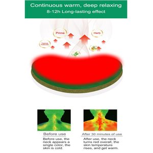 Parche de cuello Cervical de yeso para aliviar el dolor de calor Natural chino tradicional para aplicación de brazos y piernas corporales - Product Image 6