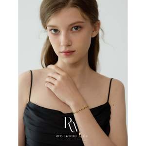 Collana con Cuore e Bracciale con Ciondolo Placcati in Oro 18K Anti-ossidazione, Catena in Oro Impermeabile, Regalo - Product Image 3