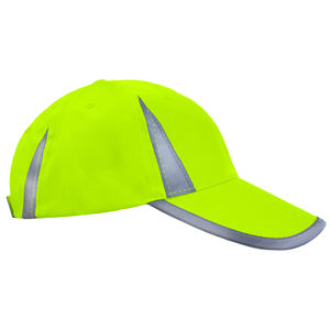 Professional Cap and Hat Factory Custom Fluorescent Reflective <b>Safety</b> Hats/reflective Cap Customized Baseball Cap 6-panel Hat - Product Image 6