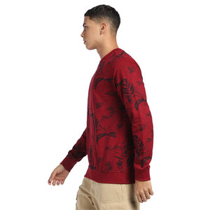 Venta al por mayor OEM personalizado pesado peso pulóver cuello redondo 100% algodón de gran tamaño cuello redondo sudaderas térmicas - Product Image 3