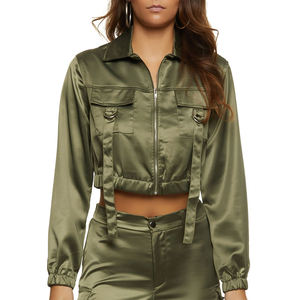 Chaqueta Satinada Entallada para Hombre 2026, Chaquetas Personalizadas, Chaqueta Bomber Ligera y Brillante con Botones a Presión, Estilo Urbano, Nueva - Product Image 4