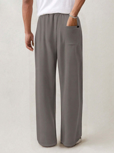 Custom Vintage Sweatpants French Terry Oversized Blank Wide Leg <b>Jogger</b> <b>Stack</b> Baggy Flared Sweatpants Cozy Sweatpants For Men - Product Image 5