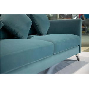 โซฟาโฟมกันไฟ3-Seater พร้อมกรอบไม้อัดไม้สนสปริงมีกระเป๋าส่งตรงจากโรงงานในโรงแรมทันสมัย - Product Image 2