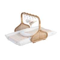 Gymnase de jeu pour bébé en rotin naturel artisanal de haute qualité, accessoire pour bébé, vente en gros, prix intéressant en provenance du Vietnam