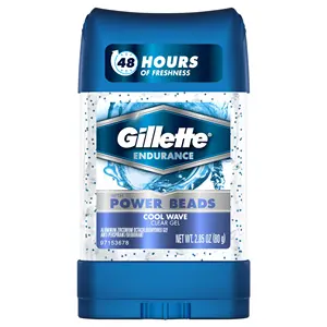 Gillette Gel bening gelombang dingin pria, antikeringat dan deodoran/Gillette Gel bening klinis, gelombang dingin antikeringat/deodoran